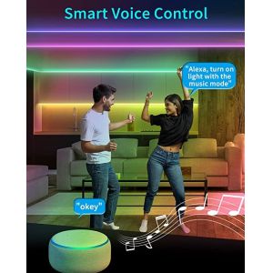 Waterproof Smart Wifi LED Strip Lights Wireless App Remote Control