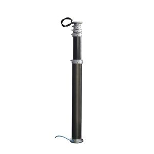 6m lockable CCTV pneumatic telescopic mast / CCTV poles/ aluminum telescoping