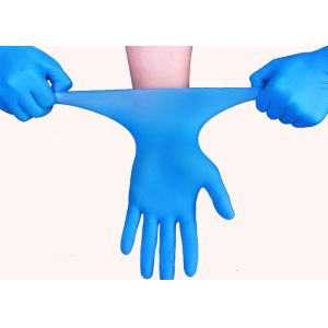 Multipurpose Soft Nitrile Examination Gloves Eco Friendly Reversible Style Fit