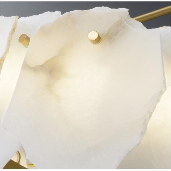 LED Modern Rectangle Luxury Pendant Light Fixtures 15 - 20m2