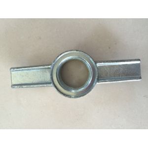 Q235 Material Building Fasteners Hollow / Solid Scaffolding Base Jack Screw Jack