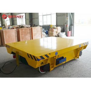 Electric Material Handling Shipyard Transporter Cart On Rail