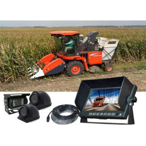 12-24V 4 Split LCD 7/ 9 inch Digital TFT Car Monitor with Sun Visor , 32GB SD