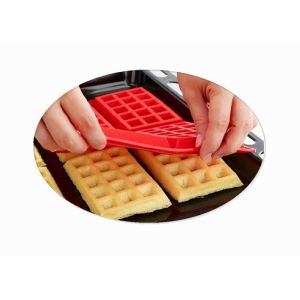 Kitchen Rectangle Silicone Baking Molds / Silicone Waffle Mould Bakeware Cooking