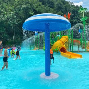 Interesting Water Park Tipping Bucket Playground With Small Water Games