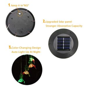 4.8 Inches Hummingbird Animal Shaped Solar Garden Lights