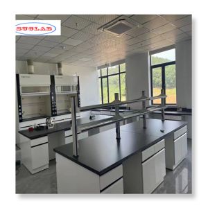 Customizable and easy installation lab wall benches for enhanced usability