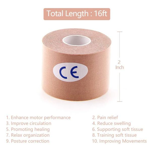Buy Non Sterile Breathable Athletic Elastic Kinesiology Tape at wholesale prices