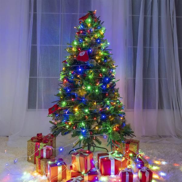 2M IP44 Christmas Lights 8 Lighting Mode Plug In Extra Long String Lights For Wedding Decor