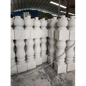 Stair Railings Handrails White Marble Stone Granite Railing Handrail Stone