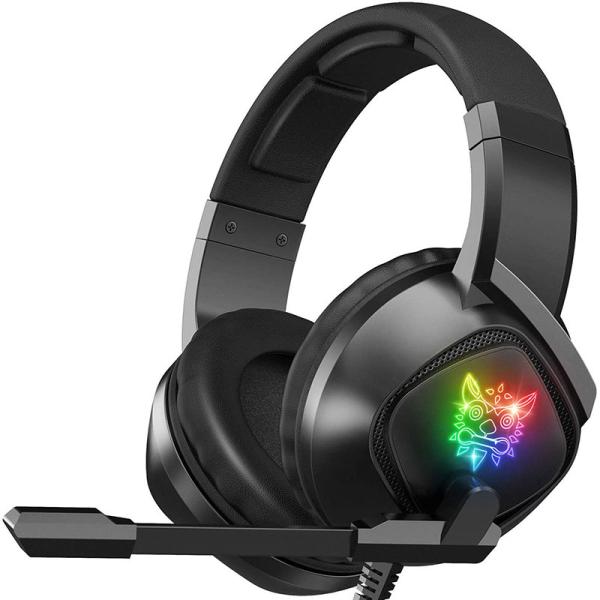 Buy RGB Light Noise Cancelling PC Gaming Headset , Gaming Headphones Wired Over Ear at wholesale prices
