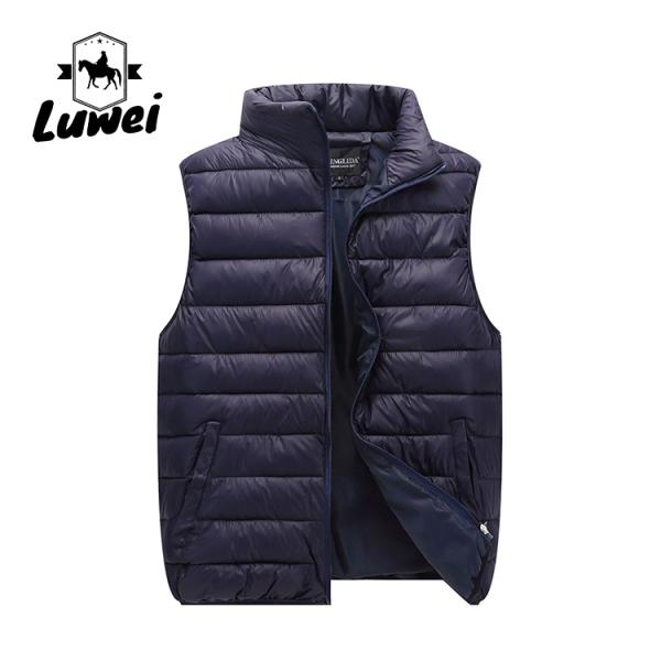 2022 Custom Lightweight Waistcoat Warm Bubble Utility Sleeveless Vest Mens Waistcoat Vest Gilet For Men