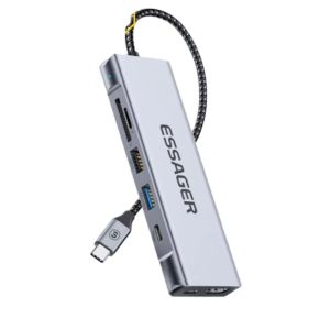 8 In 1 M.2 SSD Interface Enclosure Port USB C Hub PD 100W Fast Charging For