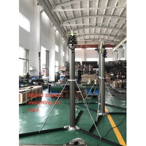 15m lockable pneumatic telescopic mast 30~400kg payloads