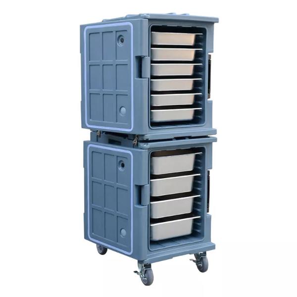 Buy Commercial Insulated Food Pan Carrier Catering Thermo Box Transport Carts at wholesale prices