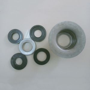 China 6308 Flange Bearing Housing Plastic PA6 Black Bearing End Cap on sale