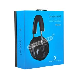 Attractive Rigid Blue Headphone Storage Box Packaging Gift Box