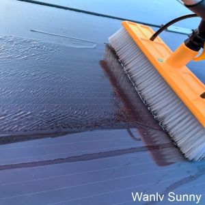 55 Cm Width Brush Head Manual Clean Type Water Powered Cleaning Brush for Solar