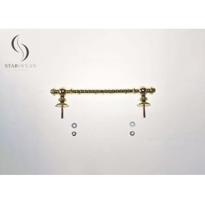 Plastic Helical Reinforced Coffin Handles Electronic Plating Treatment SGS