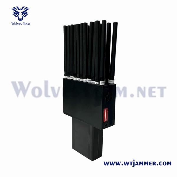 Buy 22 Bands 2G 3G 4G 5G  L1 L2 L5 Lojack WiFi GPS Jammer RF 315 / 433 / 868MHz at wholesale prices