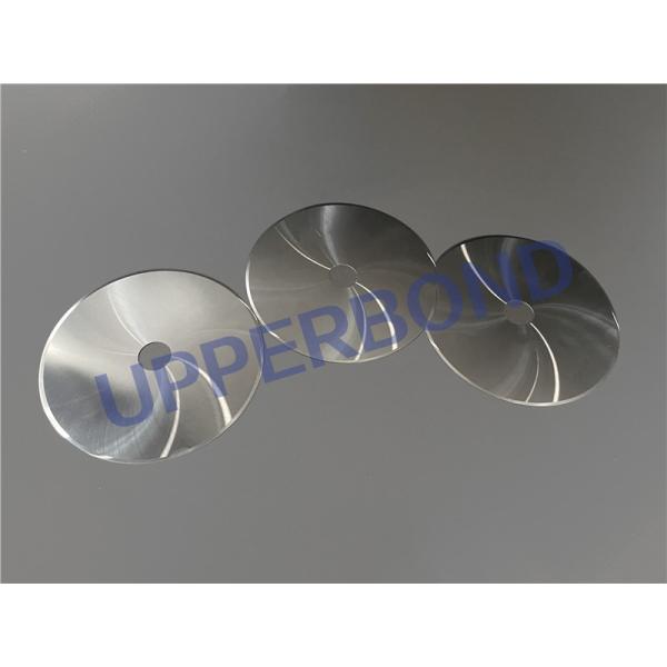 Metal Grey Steel Steel Cutting Blade / Cigarette Circular Knife Delivers Long
