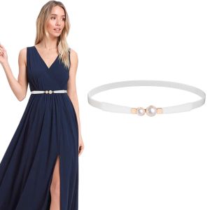 Thin Skinny Women Elastic Belts