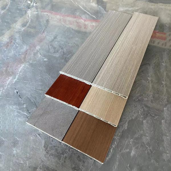 Waterproof SPC Wearproof Skirting Line Wall Decorative Material 12mm 15mm 24mm