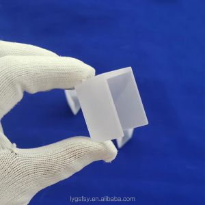 SIO2 Opaque Shaped Quartz Parts High Density