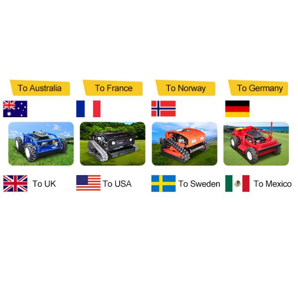 Wholesale Direct zero Turn Mini Rc Robot Lawn Mower Crawler Remote Control Lawn Mower