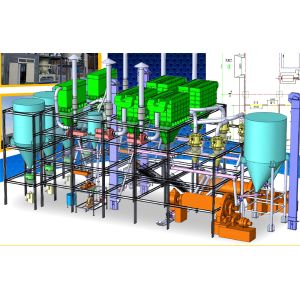 470KW Silica Sand Ball Grinding Mill Compact Structure High Reputation