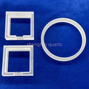 Professional Custom Opaque Quartz Ring High Temperature Resistant