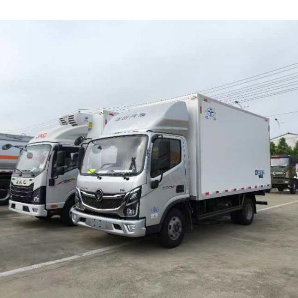 Low Price JMC Truck 4x2 4.2M 5 Ton Refrigerated Truck Freezer Trucks With Single Row