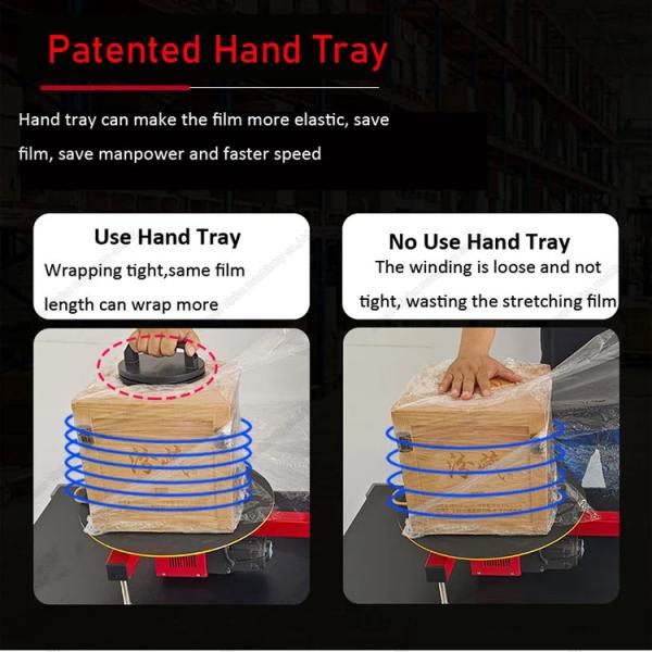 PE Film Stretch Film Carton Box Wrapping Machine Customized 110V