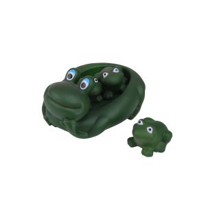 Bathtub Fun Toy Squeezing Rubber Ducks With 3 Baby Ducks EN71 Certification