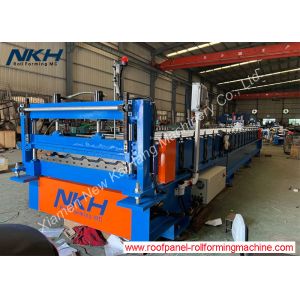 China Customized Roof Panel Roll Forming Machine with Advanced Rollers on sale