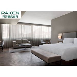 Hotel Five Star Standard Bedroom Furniture Sets Ashtree Veneer + Light Hue