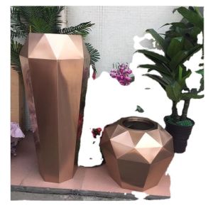Metal iron casting flower stand planter pot with stand
