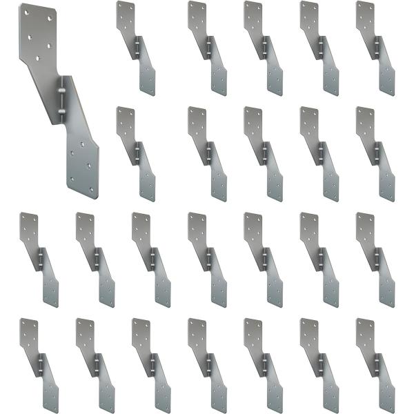 Buy 1-2mm Galvanized Steel Hurricane Straps Strong Ties for Heavy Duty Rafter Connections at wholesale prices