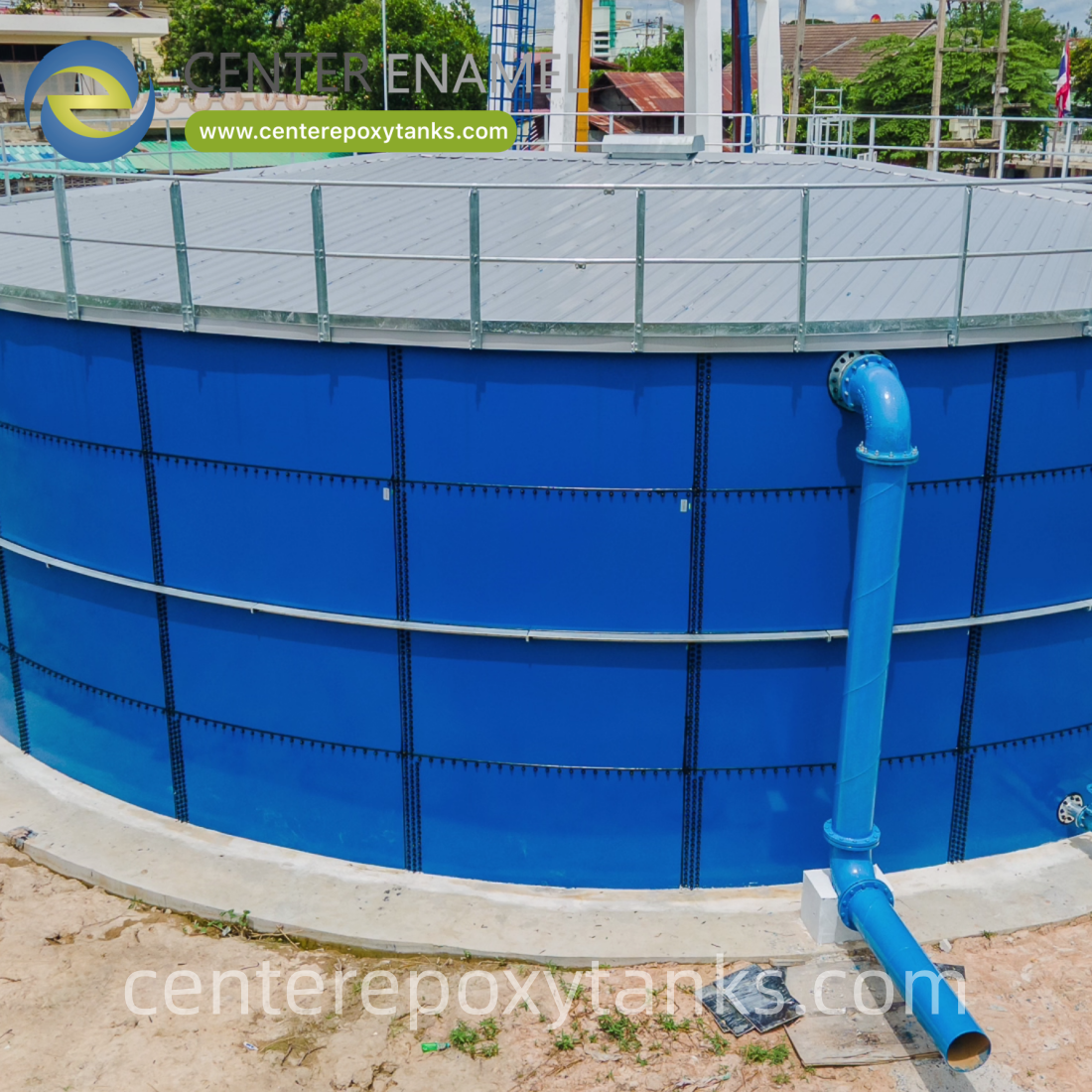Quality FBE Coated Tank for Industrial Biogas Plants: A cost-effective vessel for all stages of industrial-scale anaerobic digestion. for sale