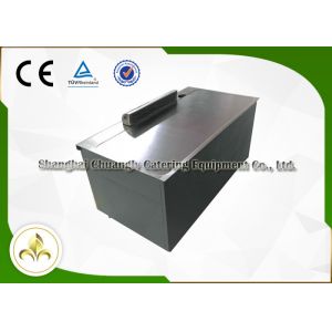 Outdoor / Indoor Teppanyaki Grill Plate Table Eight Seats Built In Electrostatic