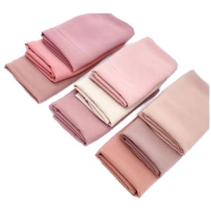 Supplier Wholesale Tudungborong Bawal Sexy Girl Muslim Women Hijab Soild Colors