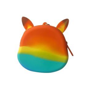 Relieves Stress Silicone Poppet Fidget Purse , Mhc Girls Popular Fingertip