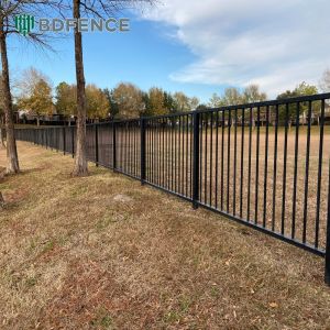With Stands Tubular Steel Fence Stable Installation