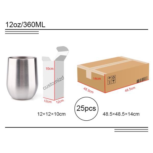 2022 New Wood Pattern Double-Walled Vacuum Egg Cups Stainless Steel Mugs With Straw
