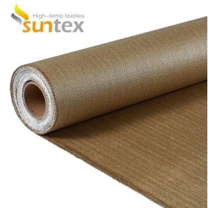 Vermiculite Coated Fiberglass Fabric High Strength High-temperature Resistance