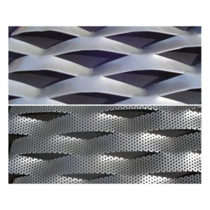 High Security Aluminium Diamond Perforated Expanded Aluminium Mesh