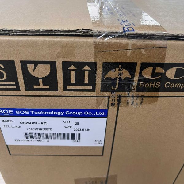 BOE 12.5Inch tablet LCD Display Panel NV125FHM-N85 1920x1080Pixels FHD 176PPI lcd tablet 30pin