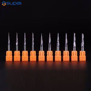 Custom Size Tungsten Carbide Taper End Mill CNC Engraving Tools