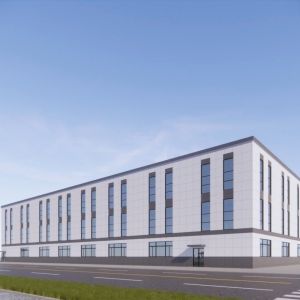 50m×100m Temperature Controlled Storage Unit Steel Structure Warehouse