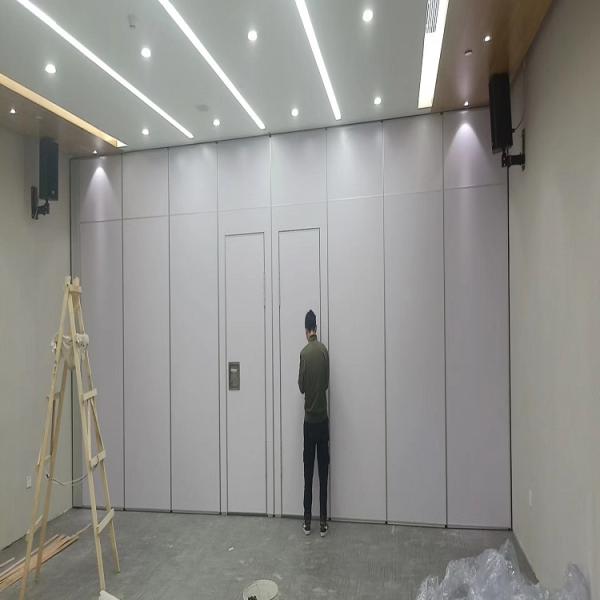 Manual Aluminum Sliding Soundproof Partition Walls / Movable Wall Panels